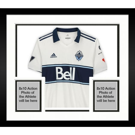 Framed Theo Bair Vancouver Whitecaps FC Autographed Match-Used #14 White Jersey from the 2020 MLS Season - Fanatics Authentic Certified