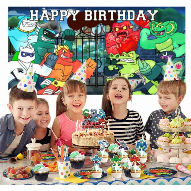 Heroes of Goo JIT Zu Party Supplies Birthday Decorations Plates