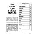 thumbnail image 2 of Detroit Iron OEM 1984 Fisher Body A-X-J Service Manual, 2 of 4