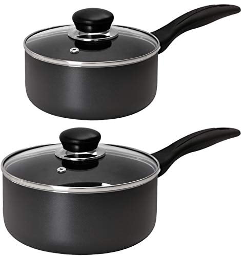 Details about   Utopia Kitchen 2 Quart Nonstick Saucepan with Glass Lid Multipurpose Use for 