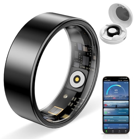 2025 New Upgraded Smart Ring 2.0, Health Ring Fitness Tracker, Sleep Tracker, Women's Health, Battery Life Up to 7 Days, Smart Ring for Men/Women