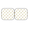 thumbnail image 7 of Goofa Gold Rabbit Pattern 2 Piece Car Windshield Sun Shade Foldable | Front Windshield Shade for Sun, Heat and UV Rays | Sunshade for Car Front Window-Small, 7 of 7
