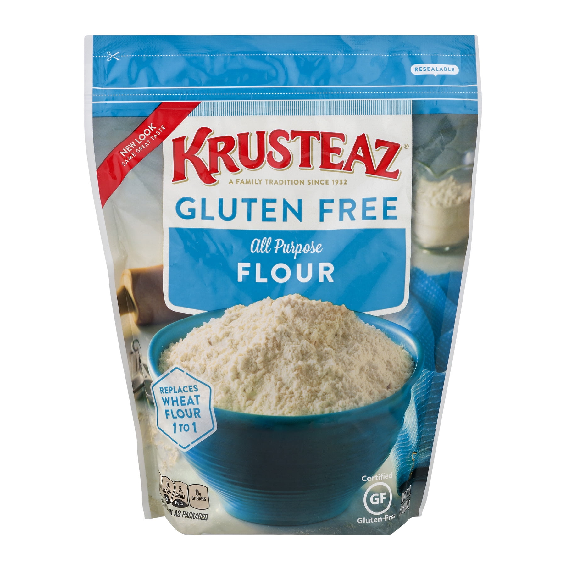 Krusteaz Gluten Free All Purpose Flour Mix, 32-Ounce