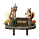 thumbnail image 1 of Letrero de bienvenida con estaca para jardín, decoración de patio, obra de decorativa, placa de animales, letrero acrílico 2D para patio, jardín, 1 of 8