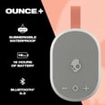 thumbnail image 2 of Skullcandy Ounce+ Altavoz Bluetooth inalámbrico – Mini altavoz portátil impermeable IPX7 con batería de 16 horas, estéreo inalámbrico verdadero y correa de transporte de nailon balístico, 2 of 5