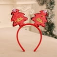 thumbnail image 2 of Ediodpoh Christmas Reindeer Headband with Ears Hair Accessories for Holiday Dress up Props Parties and Festive Grey, 2 of 3