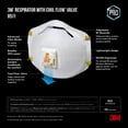 thumbnail image 3 of 3M N95 Woodworking and Sanding Painted Surfaces Respirator Mask (5-Pack), 3 of 4