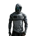 thumbnail image 5 of Sun Shirt with Hood Men Breathable Fishing Long Sleeve Sun Protection Summer Lightweight UV Hoodie, 4XL, 5 of 7