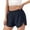 Navy, variant on IDALL Workout Shorts Women Running Shorts Womens Athletic Workout Shorts Elastic Waist Running Pockets Sport Pants Spandex Shorts Women Summer Shorts Black L