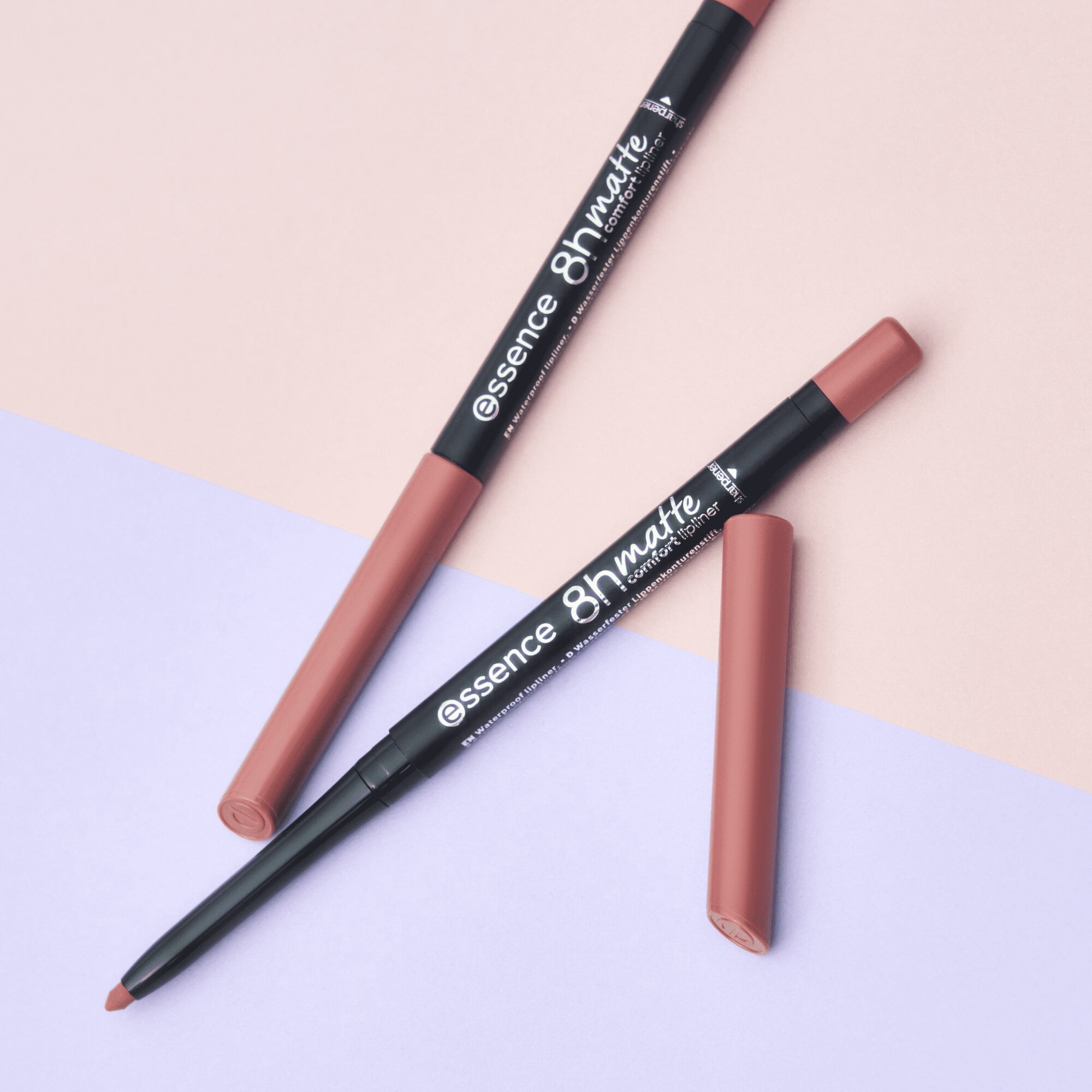 essence 8H Matte Comfort Lipliner, 04 Rosy Nude