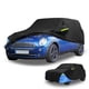 thumbnail image 1 of Cubierta impermeable para coche Unique Bargains, 210D Oxford, negra y azul, con cremallera, protección para Mini Cooper 2DR 2002-2021., 1 of 5