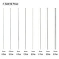 thumbnail image 3 of Unique Bargains 19 Pcs 304 Stainless Steel Round Rods 2/2.5/3/4/5/6/8/10mm Dia 400mm Length Solid Shaft Rods for DIY Model Car, 3 of 5