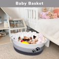 thumbnail image 4 of Small Dog Toy Basket, Cute Woven Basket for Shelves, Decorative Rope Storage Basket for Nursery, Baby Gift Basket for Diapers, 12 x 8 x 5 inches, 4 of 14