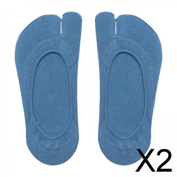 Calcetines de mujer,Calcetines de mujer Calcetines invisibles con puntera transpirable,Calcetines invisibles de dos dedos con forma de ,Calcetines de corte bajo para
