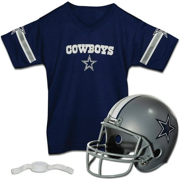 Franklin Sports Dallas Cowboys Kids NFL Uniform Set - Youth NFL Team Jersey, Helmet   Apparel Costume - Official NFL Gear -Youth Medium