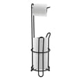 thumbnail image 3 of Home Basics Free-Standing Dispensing Toilet Paper Holder, Black, 3 of 5