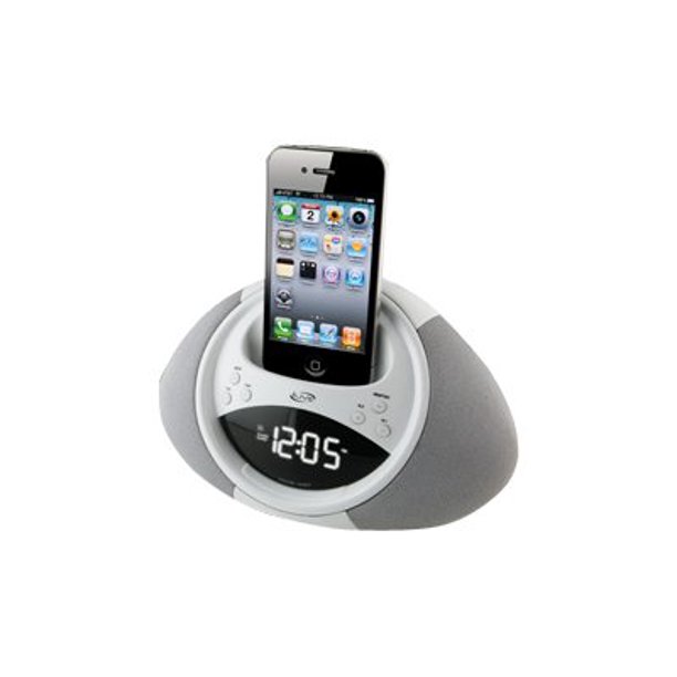 iLive ICP122W Clock radio with Apple Dock cradle