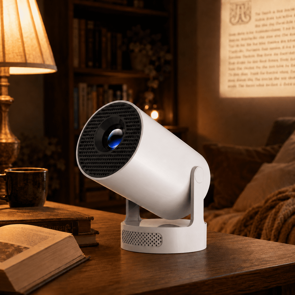 Bomaker Movie Projector, Native 1080P Video Projector with 200