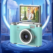 Budget Digital Camera Qwtwty Student Digital Camera 2.4 Inch Flip Screen Autofocus 1080P High Definition Selfie Beauty Camera