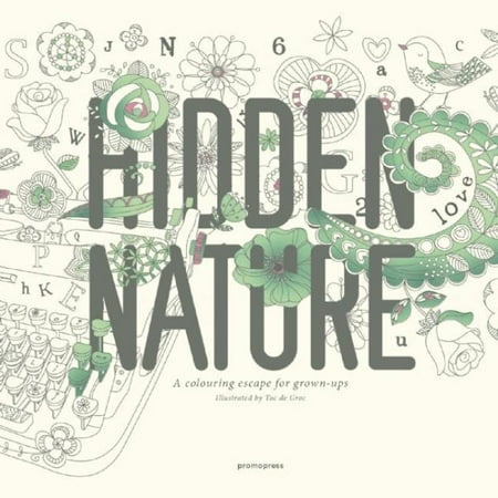 Hidden Nature Adult Coloring Book