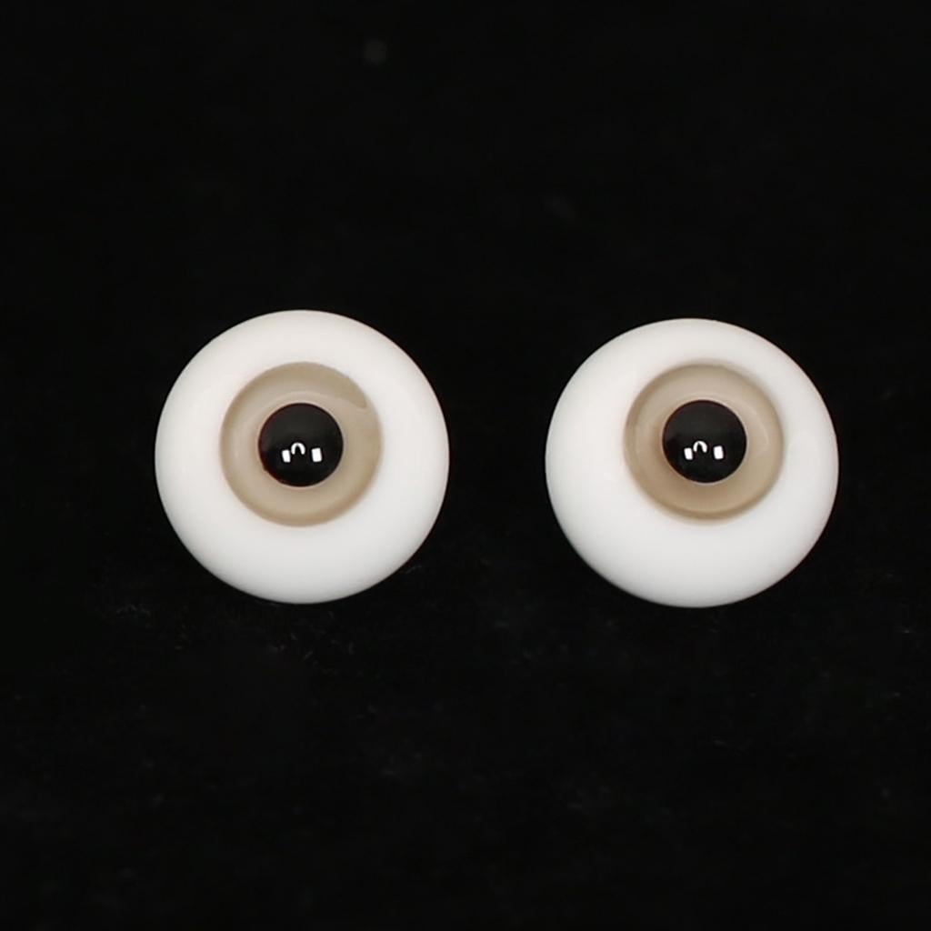 IMGUMI PX-09 Eyeballs for Crafts 16mm,Pure Handmade Design Glass Fake Eyes,  Eyeball 1 Pair,Suitable for Dolls, Masks, Crafts