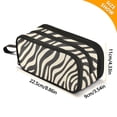 thumbnail image 4 of FORMRS Pencil Case with 3 Compartments Zipper Pouch, Elementary School Level and up, Black Lines, 4 of 8