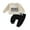Khaki A, variant on Jxzom Baby Boy Fall Clothes The Handsome Ones Are Always Trouble Letter Print Long Sleeve Sweatshirt Tops Pants 2Pcs Toddler Infant Outfits Set