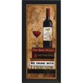 thumbnail image 1 of Artistic Reflections G174 10 x 22 Po. Meilleur Tirage d'Art du Vin Encadré Rouge, 1 of 1