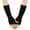 Black#, variant on Utoimkio Knitted Arm Warmers Gloves Winter Long Fingerless Gloves Thumb Hole Gloves Mittens for Women and Men