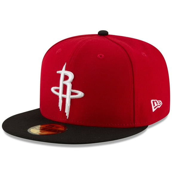 Men's New Era Red/Black Houston Rockets Official Team Color 2Tone 59FIFTY Fitted Hat