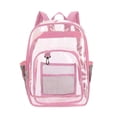 thumbnail image 1 of PENGXIANG Transparent School Bag Waterproof Backpack Clearview Travel Backpack Spacious Waterproof Stain-resistant Bag with Visible, 1 of 5