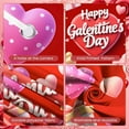thumbnail image 4 of Red Theme Galentine's Day Banner Pink Heart Display Heart Pattern Cherry Decoration Sweet Backdrop for Galentine's Party Girls' Gathering Friendship Celebration, 4 of 6