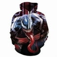 thumbnail image 2 of Venom Sweater Digital Print Fashion Hoodie Couples Loose Casual Baseball Wear, 2 of 5
