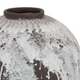 thumbnail image 3 of Jarrón Decorativo Gezy en Forma de Bulbo de 38 cm de Cerámica Marrón y Blanco, 3 of 6