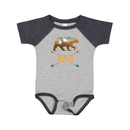 

Inktastic Utah Vacation Bear Silhouette Boys or Girls Baby Bodysuit
