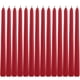 thumbnail image 1 of Paquete de 14 velas cónicas rojas altas Wfmolcand de 25 cm sin perfume, 1 of 1