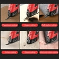 thumbnail image 7 of Scissors Electric Scissor 4.2V Cordless Scissors With 2pcs Replaceable Tungsten Steel Blade Rechargeable Scissors Safety Switch Maximum Cut 9mm For Cotton Fabric, Plant Stems, 7 of 7