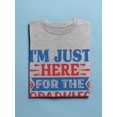 thumbnail image 3 of Just Here For The Sparkles T-Shirt Men -Image by Shutterstock, Male x-Large, 3 of 4