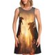 thumbnail image 1 of Disketp Castle Cool Fire Dragon para Vestido sin Mangas para Mujeres, Vestidos de Verano para Mujeres, Casual y Holgado para la Playa, 1 of 7