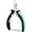 Black, Green, variant on Cuticle Trimmer with Non-Slip Grip Handle Professional Stainless Steel Cuticle Cutter Sharp Blades Double Spring Cuticle Nipper (Green-Black)
