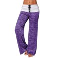 thumbnail image 1 of Guardurnaity Pantalones de yoga para mujer Elásticos de tiro alto Leggings sueltos rectos Pantalones de fitness para salón Prendas para la parte inferior del cuerpo violeta SG, 1 of 5