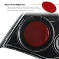 thumbnail image 5 of AKKON - For 2000-2002 Mitsubishi Eclipse Sport 2-Door Coupe JDM Black Tail Brake Lights Left + Right Pair, 5 of 6