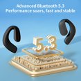 thumbnail image 4 of Back to School Gifts under $5 Bluetooth 5.3 Senseless Wearing Comfort Non In Ear Open Directional Audio OWS Sports Bluetooth Earphones on Clearance, 4 of 8