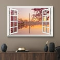 thumbnail image 2 of wall26 Canvas Print Wall Art Window View Washington Monument &amp; Cherry Blossoms Nature Wilderness Photography Modern Art Rustic Scenic Colorful Multicolor for Living Room, Bedroom, Office - 24&quo, 2 of 5