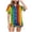 A-Yellow90, variant on Bibifish Womens Pajamas Sets Short Sleeve Rainbow Color Short Sleeve Botton Down Pj Sets Ladies Tops Shorts Two Piece Short Sleepwear