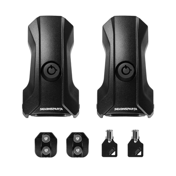 Cierres de capó con cierre SEVEN SPARTA para Jeep Wrangler JL/JLU 2018-2025 y Gladiator JT 2020-2025
