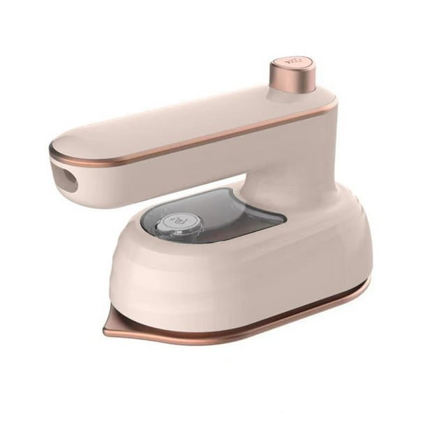 FLhrweasw Plancha Con Enchufe Del Reino Unido Mini Vaporizador Ropa para Uso en Viajes Domésticos (rosa Claro)