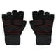 thumbnail image 4 of Levantamiento de pesas Guantes de gimnasio Entrenamiento Fitness Muñequera Entrenamiento Ejercicio Deportes (Negro M), 4 of 8