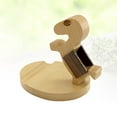thumbnail image 2 of Pavo Horse Shaped Phone Bracket Simple And Modern Style Wooden Mobile Phone Holder, 2 of 6
