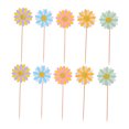 thumbnail image 4 of LABSERRON 25pcs Colorful Sunflower Cake Picks Fun Birthday Cake Toppers For Lightweight Safe Material For And Desserts, 4 of 8